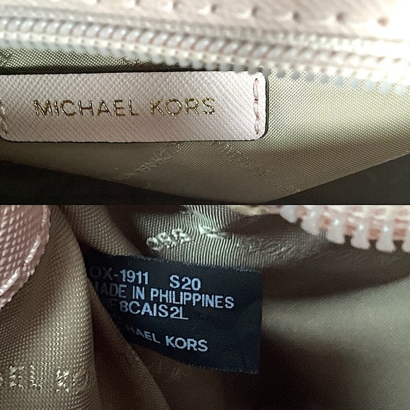 Michael Kors Dillon Large Zip Top Saffiano Leather Handbag Pink 💕💕 - Picture 10 of 13